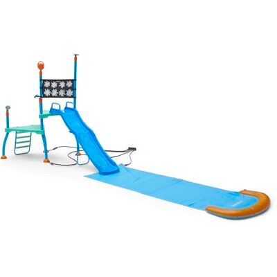 Plum Play Water Park with Water Slide Climbing Tower and Water Play Sprinkler Accessories (Shower Tower) Plum Play Water Park with Water Slide Climbing Tower and Water Play Sprinkler Accessories (Shower Tower)
