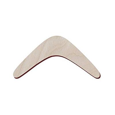 AndedCrafts Set of 10 Wooden Boomerang for Crafts and Decorations Boomerang Brooch Australian Boomerang Retro Boomerang 5x2.4 inches AndedCrafts Set of 10 Wooden Boomerang for Crafts and Decorations Boomerang Brooch Australian Boomerang Retro Boomerang 5x2.4 inches
