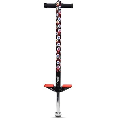 Crystals Pogo Stick for Kids, Boys and Girls – Foam Handle, Spring & Anti-Slip Foot Pegs for Safe, Fun Exercise – Max Weight 35kg (IRVINE EYES) Crystals Pogo Stick for Kids, Boys and Girls – Foam Handle, Spring & Anti-Slip Foot Pegs for Safe, Fun Exercise – Max Weight 35kg (IRVINE EYES)