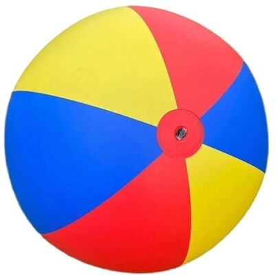 Neptuiby Giant Inflatable Ball, Giant Inflatable Beach Ball Eco-friendly Pvc Play Balls for Kids, 59 inch Neptuiby Giant Inflatable Ball, Giant Inflatable Beach Ball Eco-friendly Pvc Play Balls for Kids, 59 inch