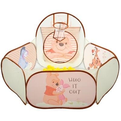 Disney Winnie The Pooh Quick-Up Ball Pit with Hoop & 20 Balls Officially Licensed Kids Toddlers Play Set Fun Activity Pen for Boys Girls Children Disney Winnie The Pooh Quick-Up Ball Pit with Hoop & 20 Balls Officially Licensed Kids Toddlers Play Set Fun Activity Pen for Boys Girls Children