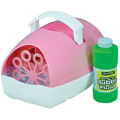 Cheetah Party Time Battery Operated Bubble Machine Rose Cheetah Party Time Battery Operated Bubble Machine Rose