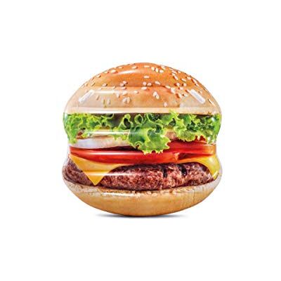 Intex Inflatable Giant Hamburger Mattress Lilo 145cm x 142cm. Perfect for the pool. Intex Inflatable Giant Hamburger Mattress Lilo 145cm x 142cm. Perfect for the pool.