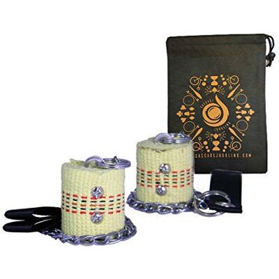 Juggle Dream JD Beginner 50mm Fire Poi Basic Fire Poi Set Includes Cascade Juggling Bag Juggle Dream JD Beginner 50mm Fire Poi Basic Fire Poi Set Includes Cascade Juggling Bag