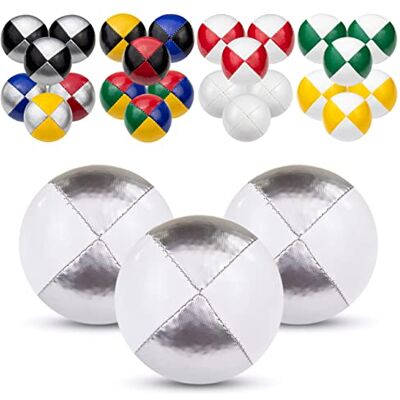 Juggle Dream 3x Pro Thud Juggling Balls Set of 3 Professional Juggling Balls with Free Online Learning Video, Perfect for Beginners and Experts Juggle Dream 3x Pro Thud Juggling Balls Set of 3 Professional Juggling Balls with Free Online Learning Video, Perfect for Beginners and Experts