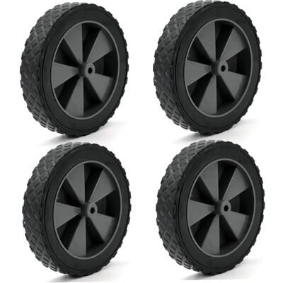 Vistnale Rubber Wheel 4-Pack Folding Wagon Replacement Wheels 5 Inch Hand Truck Tires Fit for Most Camping Carts & Utility Wagons Vistnale Rubber Wheel 4-Pack Folding Wagon Replacement Wheels 5 Inch Hand Truck Tires Fit for Most Camping Carts & Utility Wagons