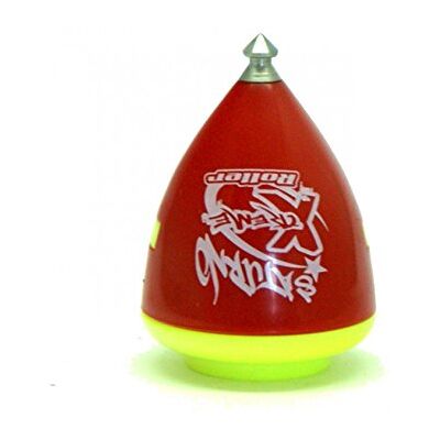 Trompos Space Saturno Xtreme Spinning Top Roller Tip (Red Body/Yellow Lid) Trompos Space Saturno Xtreme Spinning Top Roller Tip (Red Body/Yellow Lid)