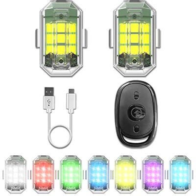 Craznick 2 Pack Drone Strobe Light with Remote Control for DJI Lito X1/Lito 1/Mini 5 Pro/4K/AVATA 2/4 Pro/3/2 SE/Air 3/Air 3S/Mavic 3 Pro Drone Night Flight FAA Anti Collision Rechargable Led Craznick 2 Pack Drone Strobe Light with Remote Control for DJI Lito X1/Lito 1/Mini 5 Pro/4K/AVATA 2/4 Pro/3/2 SE/Air 3/Air 3S/Mavic 3 Pro Drone Night Flight FAA Anti Collision Rechargable Led