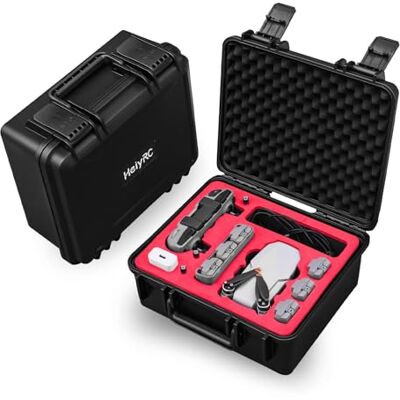 HeiyRC mini 2 SE 4K Case, Waterproof Carrying Hard Case Hardshell Portable Travel Box for DJI Mavic 2 SE/Mini 4K/2 Fly More Combo for Specta Drone Accessories HeiyRC mini 2 SE 4K Case, Waterproof Carrying Hard Case Hardshell Portable Travel Box for DJI Mavic 2 SE/Mini 4K/2 Fly More Combo for Specta Drone Accessories