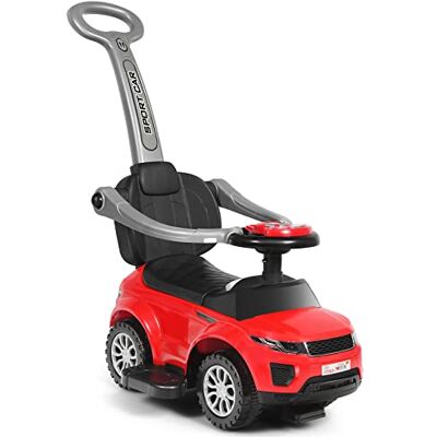 COSTWAY 3 in 1 Ride on Push Along Car, Baby Foot to Floor Slider with Parent Handle, Horn, Music, Lights, Storage Compartment, Toddler Sliding Walker for Boys Girls (Red) COSTWAY 3 in 1 Ride on Push Along Car, Baby Foot to Floor Slider with Parent Handle, Horn, Music, Lights, Storage Compartment, Toddler Sliding Walker for Boys Girls (Red)