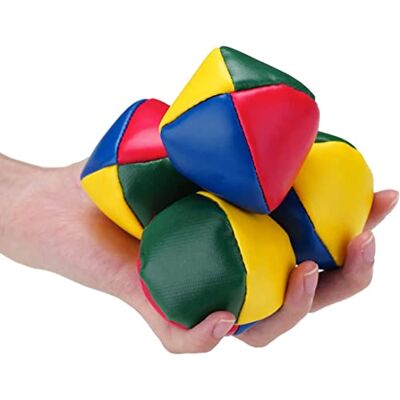 HOT BARGAINS Pack of 3 Juggling Balls Durable Soft Smooth For Beginners Children And Professionals With Easy Grip Size 5cm/2inches Juggle Coloured Set Circus Clown Toy HOT BARGAINS Pack of 3 Juggling Balls Durable Soft Smooth For Beginners Children And Professionals With Easy Grip Size 5cm/2inches Juggle Coloured Set Circus Clown Toy