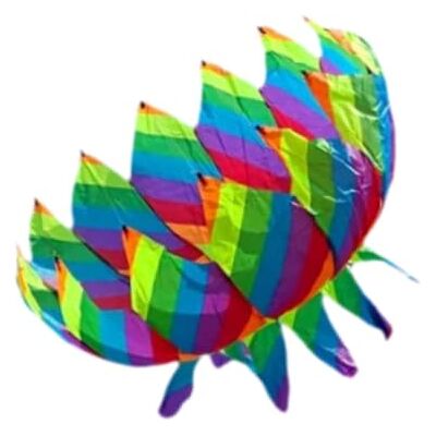 MUXZSIZ Unique 3D Outdoor Sports Toy Big Kite Rotating-Shaped Kite Soft For Family Fun Time Tail-flying Is Suitable For All Ages And Skill Levels MUXZSIZ Unique 3D Outdoor Sports Toy Big Kite Rotating-Shaped Kite Soft For Family Fun Time Tail-flying Is Suitable For All Ages And Skill Levels