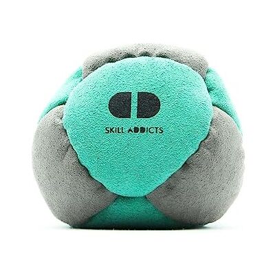 Skill Addicts Starter Footbag Hacky Sack for Tricks & Beginners Soft 8-panel sand filled hacky sack for easy stalls and kicks. Includes SkillAddicts foot bag app to learn tricks Skill Addicts Starter Footbag Hacky Sack for Tricks & Beginners Soft 8-panel sand filled hacky sack for easy stalls and kicks. Includes SkillAddicts foot bag app to learn tricks