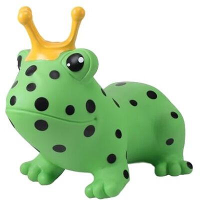 GERARDO'S Toys Jumpy Frog Green Space Hopper for Toddlers and Kids Bouncy Hopping Toy Children Inflatable Jumping Ball -Indoor Outdoor Fun Play for Kids Age 12 months+ GERARDO'S Toys Jumpy Frog Green Space Hopper for Toddlers and Kids Bouncy Hopping Toy Children Inflatable Jumping Ball -Indoor Outdoor Fun Play for Kids Age 12 months+