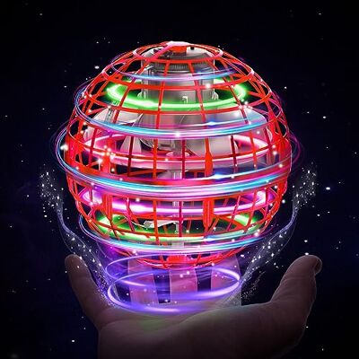 XINHOME Flying Ball Orb Toys Hover Ball Pro Flying Spinner Toy UFO RGB Cool Stuff Globe Orbi Magic Boomerang Hand Controller Mini Drone for 8 9 10 11 12 boys girls Kids (Red) XINHOME Flying Ball Orb Toys Hover Ball Pro Flying Spinner Toy UFO RGB Cool Stuff Globe Orbi Magic Boomerang Hand Controller Mini Drone for 8 9 10 11 12 boys girls Kids (Red)