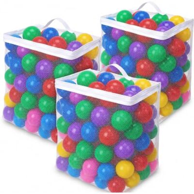 Zyssby 3 Pack Ball Pit Ball Storage Bags,Zipper Mesh Bags,37 x 21 x 42cm 3 mesh storage bags with zippers, 37 x 21 x 42cm, for organising and storing ball pit balls and other suitable items. Zyssby 3 Pack Ball Pit Ball Storage Bags,Zipper Mesh Bags,37 x 21 x 42cm 3 mesh storage bags with zippers, 37 x 21 x 42cm, for organising and storing ball pit balls and other suitable items.