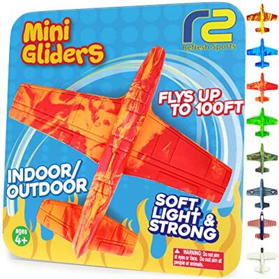 Refresh Sports Airplane Toy Glider for All Ages 2026 Summer Gifts for Kids Easy to Throw Soft Flying Plane for Indoor & Outdoor Play Best Kids Outdoor Toys for Girls & Boys All Ages 3 4 5 6 7+ Girls Gift Idea Refresh Sports Airplane Toy Glider for All Ages 2026 Summer Gifts for Kids Easy to Throw Soft Flying Plane for Indoor & Outdoor Play Best Kids Outdoor Toys for Girls & Boys All Ages 3 4 5 6 7+ Girls Gift Idea