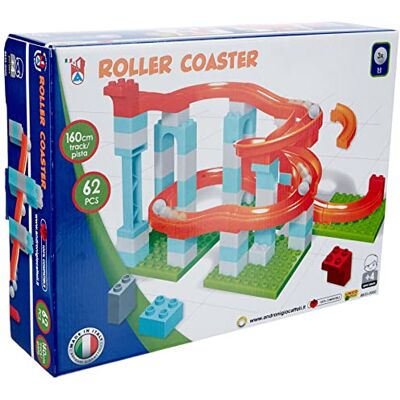 Simba 104114486 Marble Run, 62 Pieces, for Children from 4 Years, 3 Balls, Length 160 cm Simba 104114486 Marble Run, 62 Pieces, for Children from 4 Years, 3 Balls, Length 160 cm