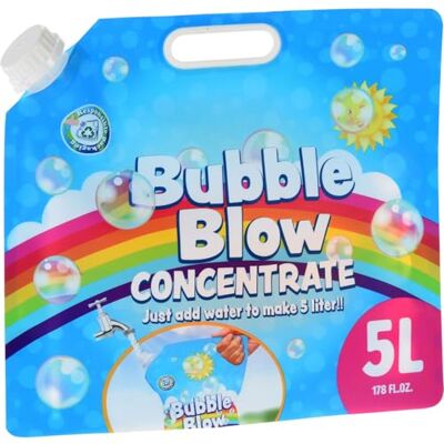 Carousel Home 5 Litre Bubble Solution Concentrate, 5L Ready to Mix Bubble Refill Liquid Solution Just Add Water Carousel Home 5 Litre Bubble Solution Concentrate, 5L Ready to Mix Bubble Refill Liquid Solution Just Add Water