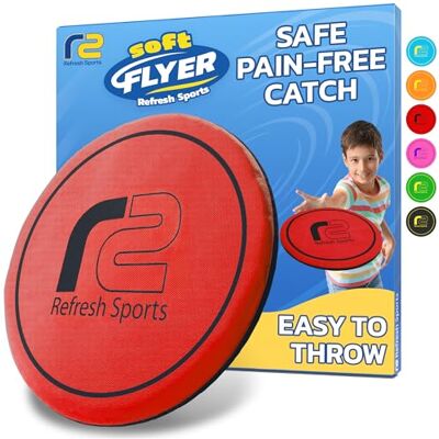 Refresh Sports Soft Flying Disc for Kids: Easy To Use Beach Disc Durable Design Floats On Water! Beach Toys, Pool Toys & Frisbbee for Adults Outdoor Fun Summer Toy Boy Gifts & Girls Ages 5 6 7 8 9 10 11 12 13 14 Refresh Sports Soft Flying Disc for Kids: Easy To Use Beach Disc Durable Design Floats On Water! Beach Toys, Pool Toys & Frisbbee for Adults Outdoor Fun Summer Toy Boy Gifts & Girls Ages 5 6 7 8 9 10 11 12 13 14