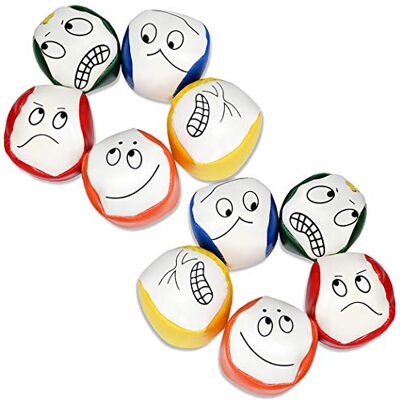 Joyibay Juggling Balls Set for Beginners, 10PCS Mini Juggling Ball Durable and Colorful Juggle Ball Kit Creative Funny Juggle Balls for Juggle Toy Game Joyibay Juggling Balls Set for Beginners, 10PCS Mini Juggling Ball Durable and Colorful Juggle Ball Kit Creative Funny Juggle Balls for Juggle Toy Game