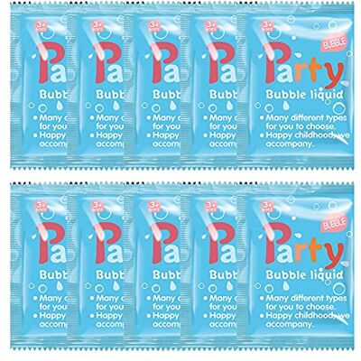Greatideal Bubble Liquid, 10ML Bubble Concentrate for Bubble Machine, Concentrated Bubble Liquid Bag, Bubble Solution Refill, Bubble Concentrate Solution for Greatideal Bubble Liquid, 10ML Bubble Concentrate for Bubble Machine, Concentrated Bubble Liquid Bag, Bubble Solution Refill, Bubble Concentrate Solution for