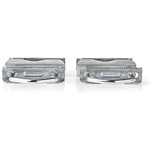 NEDIS Aerial Pole Mast CB Ham TV Antenna Bracket 40-60mm Quality Steel Clamps Pair NEDIS Aerial Pole Mast CB Ham TV Antenna Bracket 40-60mm Quality Steel Clamps Pair