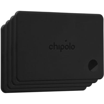 Chipolo CARD – Rechargeable wallet tracker card, Bluetooth tracker Item locator, passport finder compatible with Apple Find My or Find Hub with Call Your Phone & Out of Range Alerts (4 Pack) Chipolo CARD – Rechargeable wallet tracker card, Bluetooth tracker Item locator, passport finder compatible with Apple Find My or Find Hub with Call Your Phone & Out of Range Alerts (4 Pack)