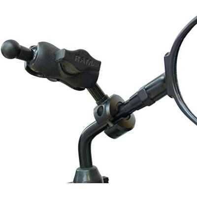 BUYBITS Mirror Bike Mount with 17mm Adapter for Garmin Nuvi GPS SatNav Holders Cradles BUYBITS Mirror Bike Mount with 17mm Adapter for Garmin Nuvi GPS SatNav Holders Cradles