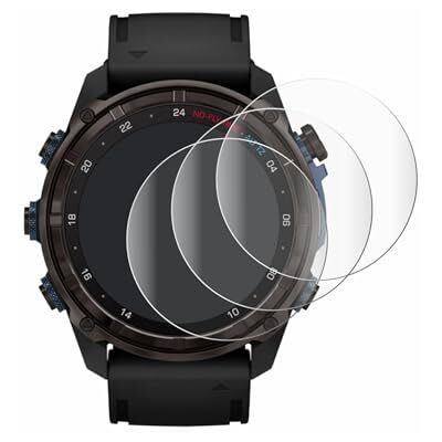 Savvies Protection Film compatible with Garmin Descent Mk3i (51 mm) 4 Pack Clear Screen Protection Made in Germany 3D Curved Full-Cover Transparent Anti-Fingerprint Case-Friendly Savvies Protection Film compatible with Garmin Descent Mk3i (51 mm) 4 Pack Clear Screen Protection Made in Germany 3D Curved Full-Cover Transparent Anti-Fingerprint Case-Friendly