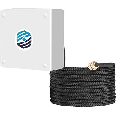 Maswell GNSS Antenna Outdoor, GPS L1 GLONASS G1 Beidou B1 Galileo E1 Quad-Band, 5dBic High Gain, IP67 Dustproof, 3-m Nylon Jacketed Cable, for Drones Vehicles Surveying IoT and Navigation, Screw mount Maswell GNSS Antenna Outdoor, GPS L1 GLONASS G1 Beidou B1 Galileo E1 Quad-Band, 5dBic High Gain, IP67 Dustproof, 3-m Nylon Jacketed Cable, for Drones Vehicles Surveying IoT and Navigation, Screw mount
