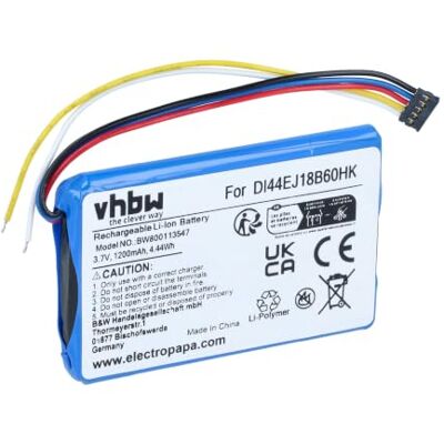 vhbw Battery compatible with Garmin Edge 1000, Explore 1000, 010-01161-00, 010-020229-00 GPS Navigation System Sat Nav (1200 mAh, 3.7 V, Li-polymer) vhbw Battery compatible with Garmin Edge 1000, Explore 1000, 010-01161-00, 010-020229-00 GPS Navigation System Sat Nav (1200 mAh, 3.7 V, Li-polymer)