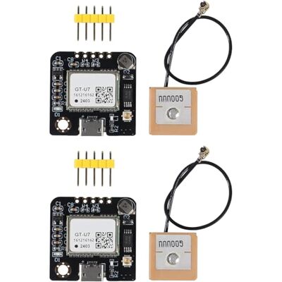 AOICRIE 2pcs GT-U7 GPS Module Navigation Satellite Positioning GPS Receiver Compatible with NEO-6M 51 Microcontroller STM32 R3+ IPEX Active GPS Antenna for Raspberry Pi Drone Flight AOICRIE 2pcs GT-U7 GPS Module Navigation Satellite Positioning GPS Receiver Compatible with NEO-6M 51 Microcontroller STM32 R3+ IPEX Active GPS Antenna for Raspberry Pi Drone Flight