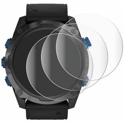 Savvies Protection Film compatible with Garmin Descent Mk2i 4 Pack Clear Screen Protection Made in Germany 3D Curved Full-Cover Transparent Anti-Fingerprint Case-Friendly Savvies Protection Film compatible with Garmin Descent Mk2i 4 Pack Clear Screen Protection Made in Germany 3D Curved Full-Cover Transparent Anti-Fingerprint Case-Friendly