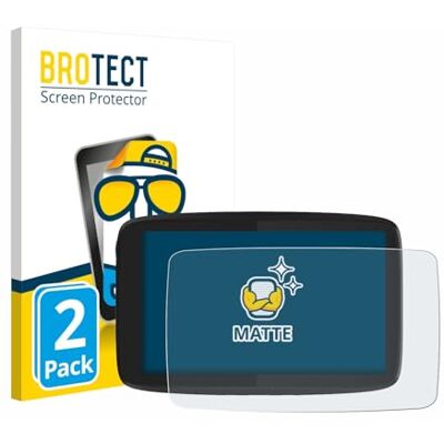 brotect Protection Film compatible with TomTom GO Camper Tour 2 Pack Matte Screen Protection Made in Germany Anti-Glare Anti-Fingerprint Case-Friendly brotect Protection Film compatible with TomTom GO Camper Tour 2 Pack Matte Screen Protection Made in Germany Anti-Glare Anti-Fingerprint Case-Friendly
