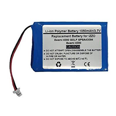 STARNOVO 3.7V 1050mAh Replacement GPS Navigator Battery for Izzo Swami 4000, Swami 4000 Golf GPSA43094,H603450H STARNOVO 3.7V 1050mAh Replacement GPS Navigator Battery for Izzo Swami 4000, Swami 4000 Golf GPSA43094,H603450H