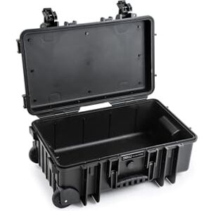 B&W Outdoor Transport Case, Type 6600, Black, Waterproof according to IP67 Certification, Dustproof, Shatterproof and Indestructible B&W Outdoor Transport Case, Type 6600, Black, Waterproof according to IP67 Certification, Dustproof, Shatterproof and Indestructible