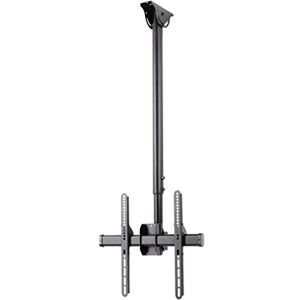 Hama TV Ceiling Mount Bracket For TV's 23-65 Inches Can be titled Up To -25 Degrees Can Be Swiveled Up To 360 Degrees VESA Bracket Up To 400x400 Max 50kg Black Hama TV Ceiling Mount Bracket For TV's 23-65 Inches Can be titled Up To -25 Degrees Can Be Swiveled Up To 360 Degrees VESA Bracket Up To 400x400 Max 50kg Black