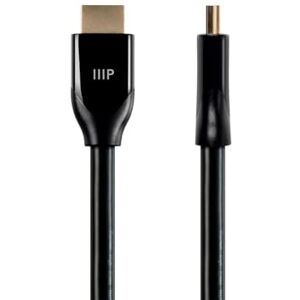 Monoprice 4K Certified Premium High Speed HDMI Cable 4K60Hz, 18Gbps, HDR, 6ft, Black 3 Pack Monoprice 4K Certified Premium High Speed HDMI Cable 4K60Hz, 18Gbps, HDR, 6ft, Black 3 Pack