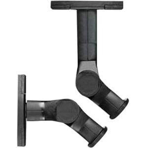 Sanus Satellite Speaker Wall Mounts With Tilt & Swivel Twin Pack WMS3 Black Sanus Satellite Speaker Wall Mounts With Tilt & Swivel Twin Pack WMS3 Black