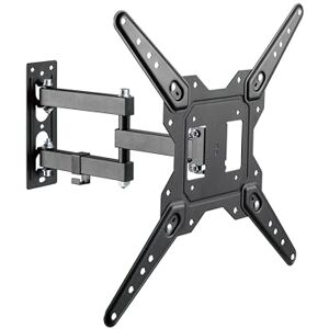 PureMounts TV Wall Mount, Universal Tilt & Swivel Arm Mount with Articulated Arm, Max VESA 400x400mm, for 23-55 Inch Flat and Curved TV Monitors up to 30kg, Black PureMounts TV Wall Mount, Universal Tilt & Swivel Arm Mount with Articulated Arm, Max VESA 400x400mm, for 23-55 Inch Flat and Curved TV Monitors up to 30kg, Black