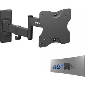 VIVO Full Motion Ultrawide Monitor Wall Mount, Fits Ultra-Wide Screens up to 49 inches and 44 lbs, Tilt and Swivel Arm, Black, MOUNT-VW01M VIVO Full Motion Ultrawide Monitor Wall Mount, Fits Ultra-Wide Screens up to 49 inches and 44 lbs, Tilt and Swivel Arm, Black, MOUNT-VW01M