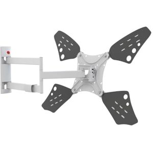 Barkan Long White TV Wall Mount, 13-80 inch Full Motion Articulating 4 Movement Flat/Curved Screen Bracket, Holds up to 110lbs, Extremely Extendable, Fits LED OLED LCD Barkan Long White TV Wall Mount, 13-80 inch Full Motion Articulating 4 Movement Flat/Curved Screen Bracket, Holds up to 110lbs, Extremely Extendable, Fits LED OLED LCD