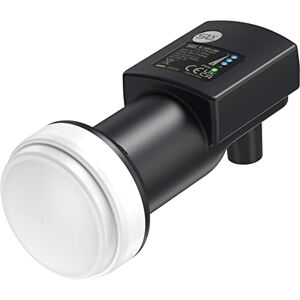 SLx LNB 1 Quad Output, Built-in Signal Finder, LNB for Satellite Dish Freesat/Satellite Recievers, KU Band, Universal LNB for Sky HD, Sky HD+, Freesat HD, 25MHz PLL Crystal Technology SLx LNB 1 Quad Output, Built-in Signal Finder, LNB for Satellite Dish Freesat/Satellite Recievers, KU Band, Universal LNB for Sky HD, Sky HD+, Freesat HD, 25MHz PLL Crystal Technology