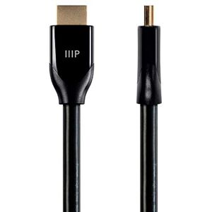 Monoprice Certified Premium HDMI Cable Black 6 Feet (2 Pack) 4K@60Hz HDR 18Gbps 28AWG YUV 4 Monoprice Certified Premium HDMI Cable Black 6 Feet (2 Pack) 4K@60Hz HDR 18Gbps 28AWG YUV 4