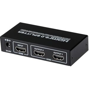 Maplin HDMI Splitter 1 Port In 2 Ports Out Ultra HD 4K/60fs Bandwidth 18Gbps for Dual Monitors for Laptop, TV, Monitor, Projector, TV Box, PS5/4, Xbox, Roku etc Maplin HDMI Splitter 1 Port In 2 Ports Out Ultra HD 4K/60fs Bandwidth 18Gbps for Dual Monitors for Laptop, TV, Monitor, Projector, TV Box, PS5/4, Xbox, Roku etc