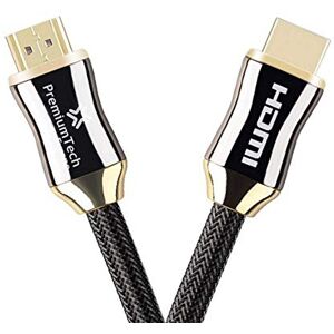 PremiumTech Europe PremiumTech Ultra HD High-Speed HDMI 2.1 Cable * Supports 10K, 120Hz at 4K UHD Resolution, 60Hz at 8K * Dynamic HDR, HDR 10, Dolby Vision Compatible * 48Gbps * 1 Meter PremiumTech Europe PremiumTech Ultra HD High-Speed HDMI 2.1 Cable * Supports 10K, 120Hz at 4K UHD Resolution, 60Hz at 8K * Dynamic HDR, HDR 10, Dolby Vision Compatible * 48Gbps * 1 Meter