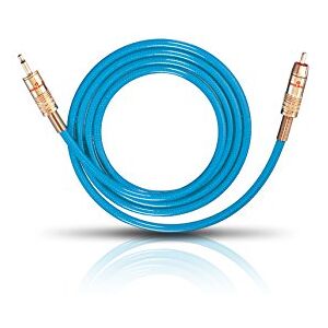 OEHLBACH NF 113 NF Audio Cable 3.5 mm Jack to RCA Blue 3 m OEHLBACH NF 113 NF Audio Cable 3.5 mm Jack to RCA Blue 3 m