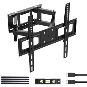 GRIFEMA GB1004-1 TV Wall Bracket for 26-65 inch, Swivel, Tilt, Extendable TV Wall Mount with HDMI Cable, up to 35kg, Max VESA 400x400mm, Universal and Slim for Flat & Curved TVs GRIFEMA GB1004-1 TV Wall Bracket for 26-65 inch, Swivel, Tilt, Extendable TV Wall Mount with HDMI Cable, up to 35kg, Max VESA 400x400mm, Universal and Slim for Flat & Curved TVs