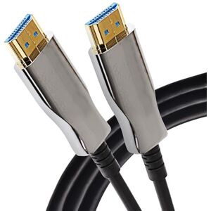 Maplin Pro HDMI Cable 10M, Fiber Optical V2.1 48Gbps High-Speed 8K@60Hz 4K@120Hz Dolby/Dynamic HDR/HDCP 2.3/eARC, Compatible with TVs, Monitors, PS/Xbox, Projectors, Soundbars, TV Box, Laptops Maplin Pro HDMI Cable 10M, Fiber Optical V2.1 48Gbps High-Speed 8K@60Hz 4K@120Hz Dolby/Dynamic HDR/HDCP 2.3/eARC, Compatible with TVs, Monitors, PS/Xbox, Projectors, Soundbars, TV Box, Laptops